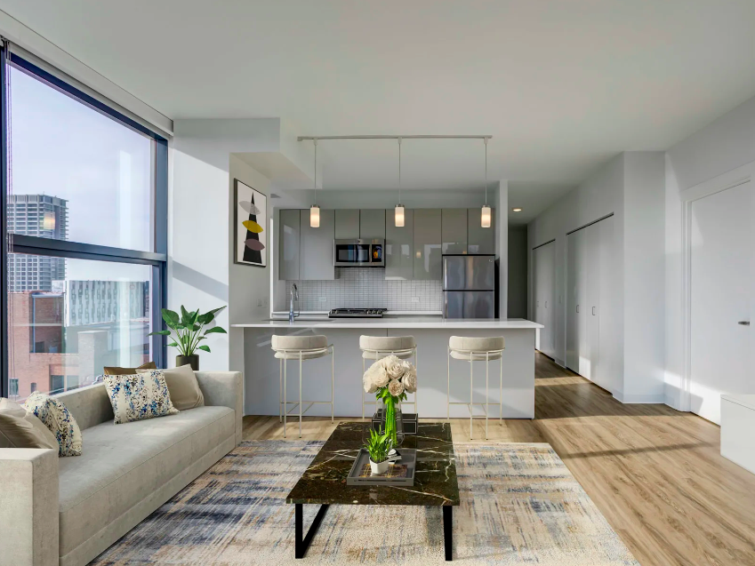 The Van Buren Furnished Luxury Apartments for Rent Near the West Loop